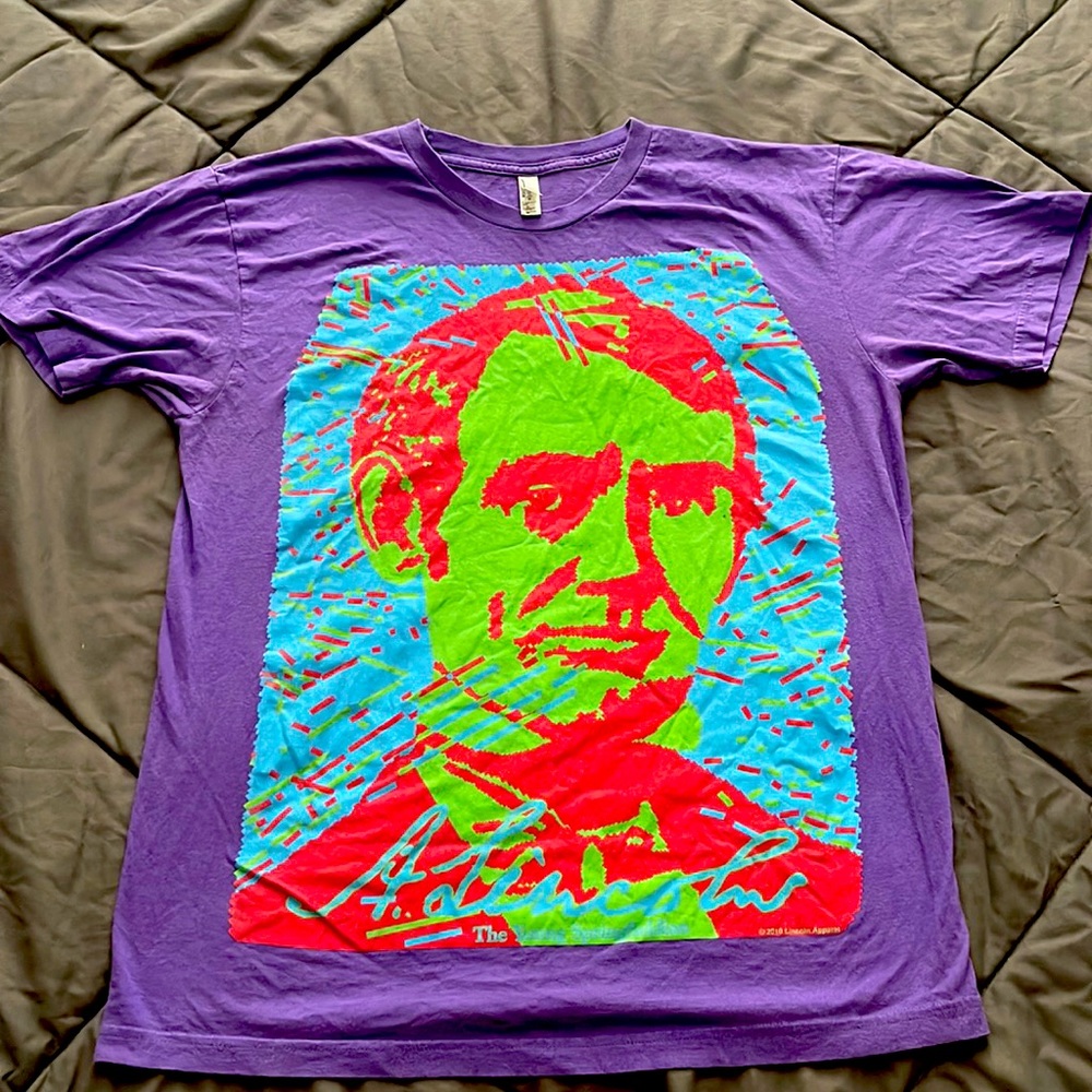 Abraham Lincoln XL shirt American Apparel